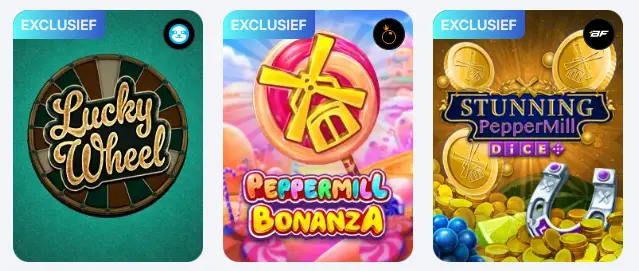 Functies en tafels PEPPERMILL CASINO
