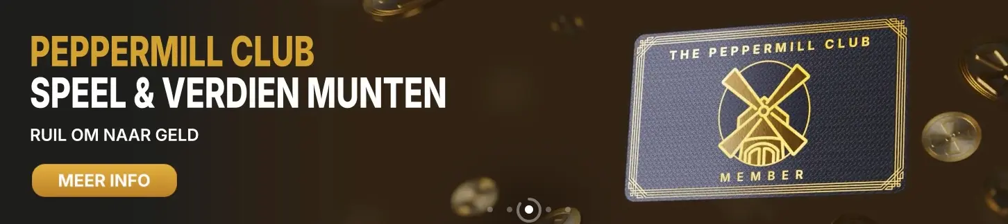 Spelaanbod bij PEPPERMILL CASINO