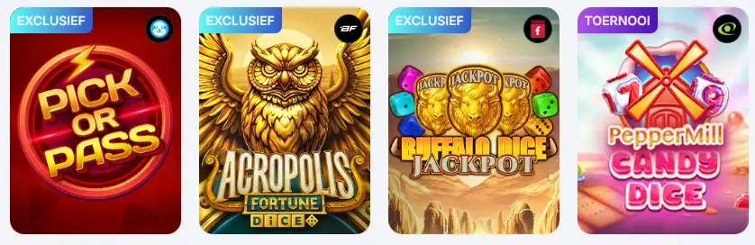 Spellen in PEPPERMILL CASINO
